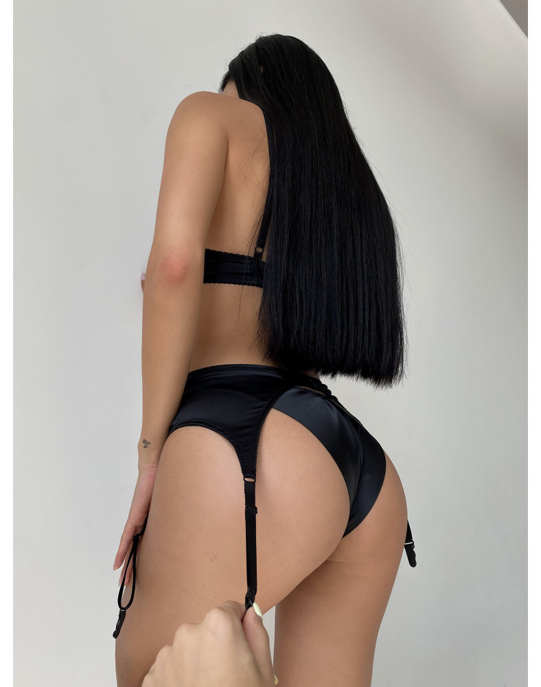 Сатиновий комплект Lola Black