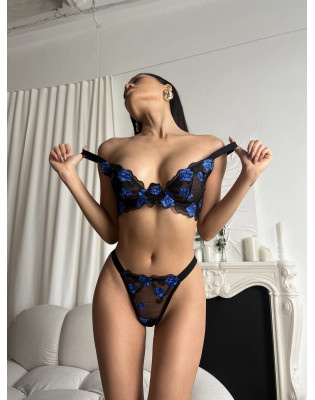 Комплект Ava Blue-Black